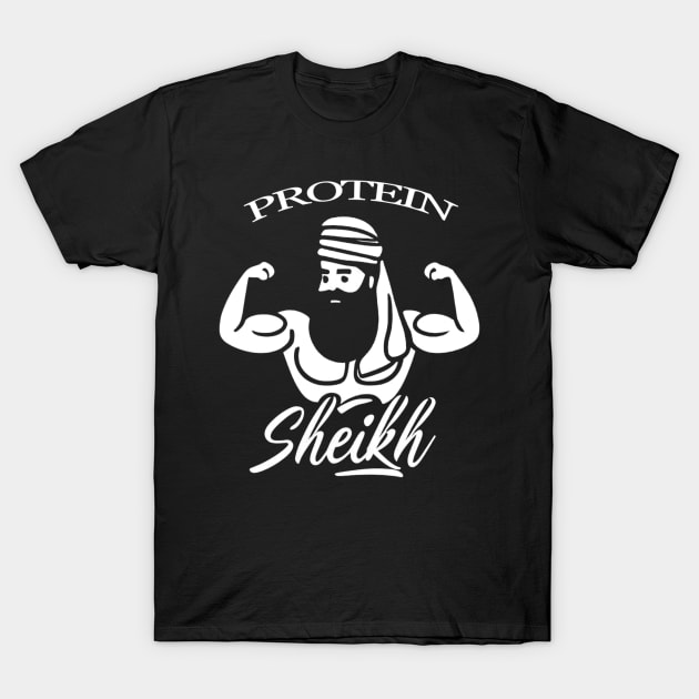 Protein Sheikh T-Shirt by Valdithnir